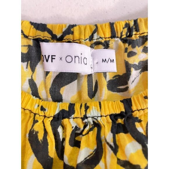Diane von Furstenberg DVF x Onia Off Shoulder Crop Top Medium - Picture 6 of 6